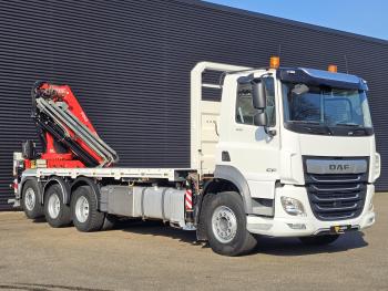 DAF CF 530 8x4 / RETARDER / FASSI F545 CRANE / KRAN / GRUA